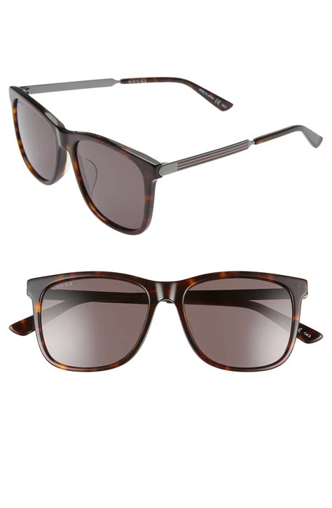 gucci 56mm exaggerated aviator sunglasses|Gucci clear lens sunglasses.